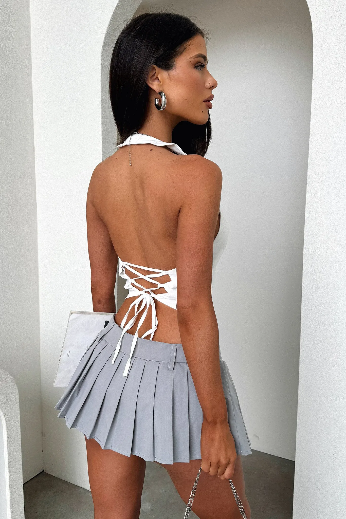 Alonzo Halter Top - White