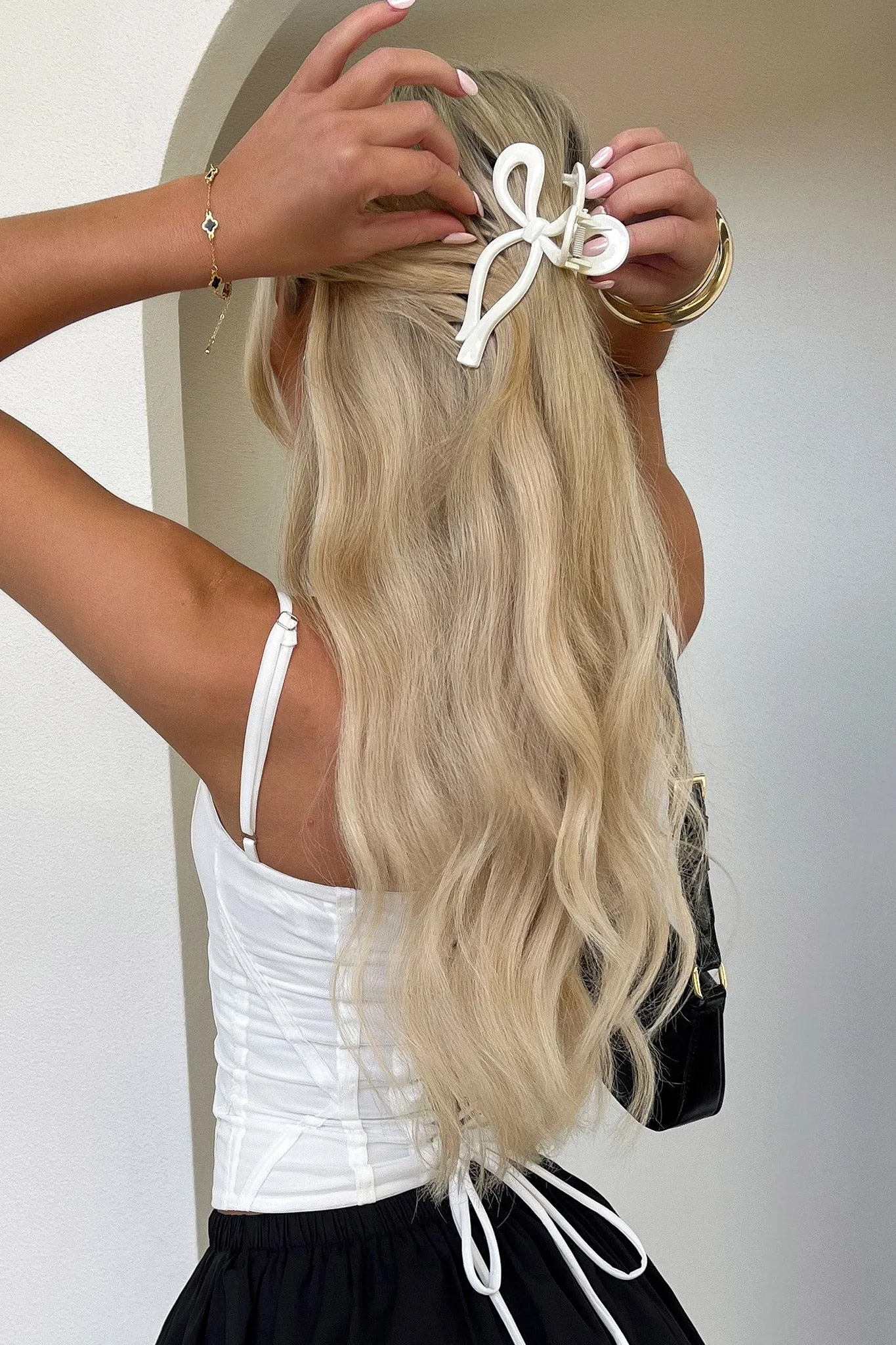Blaire Claw Clip - White