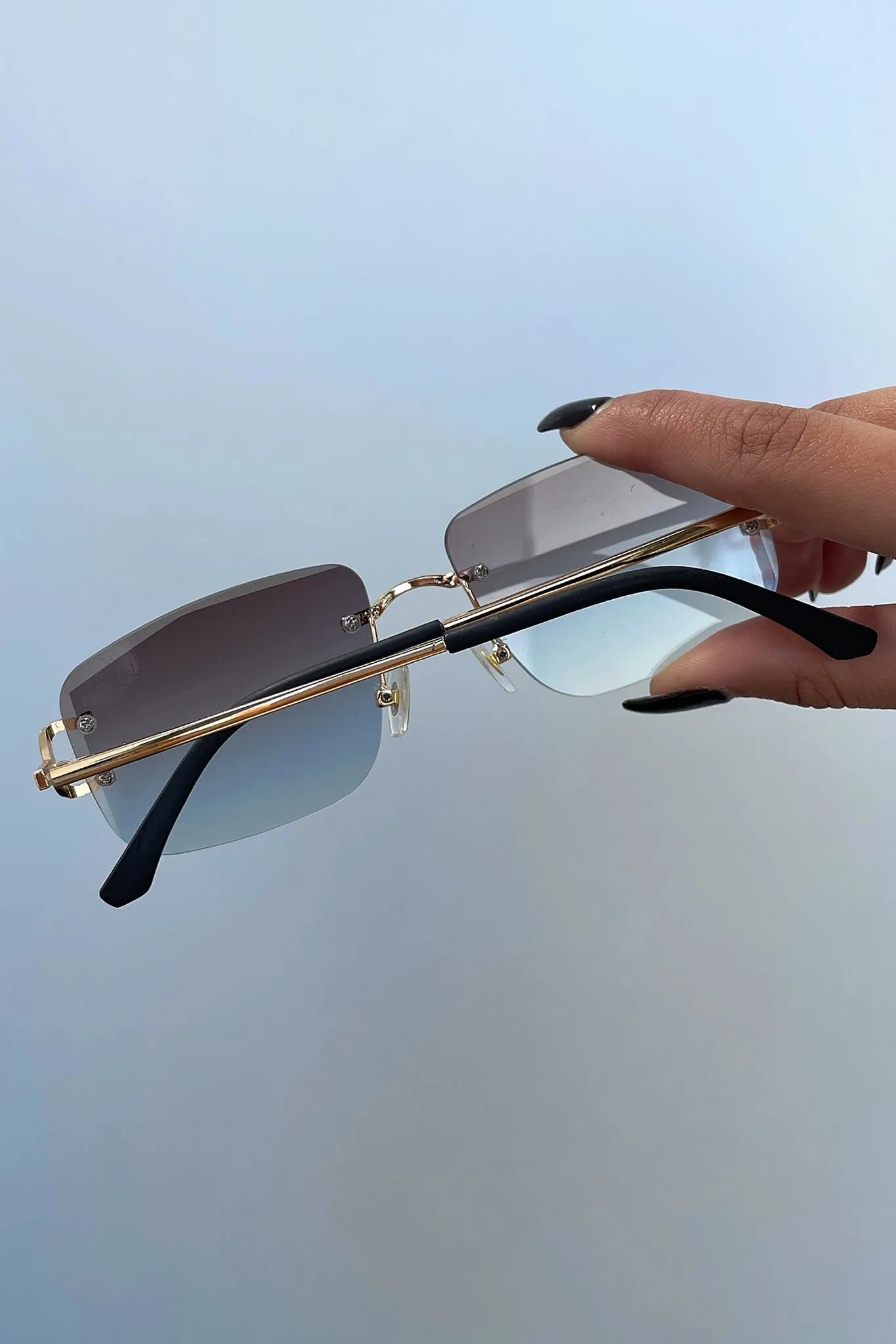 Essex Sunglasses - Brown/Blue Gradient