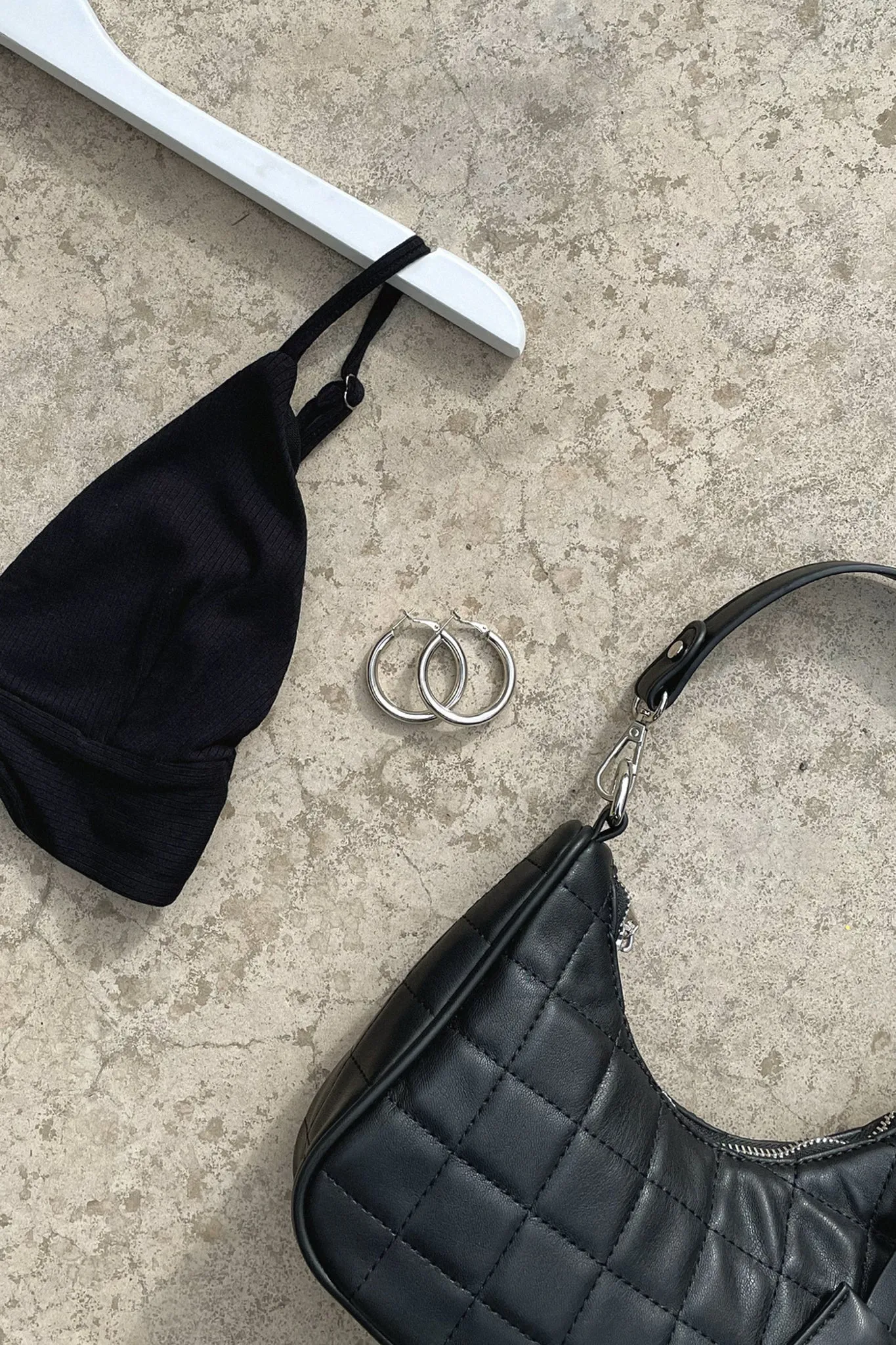 Fendi Hoop Earrings - Silver