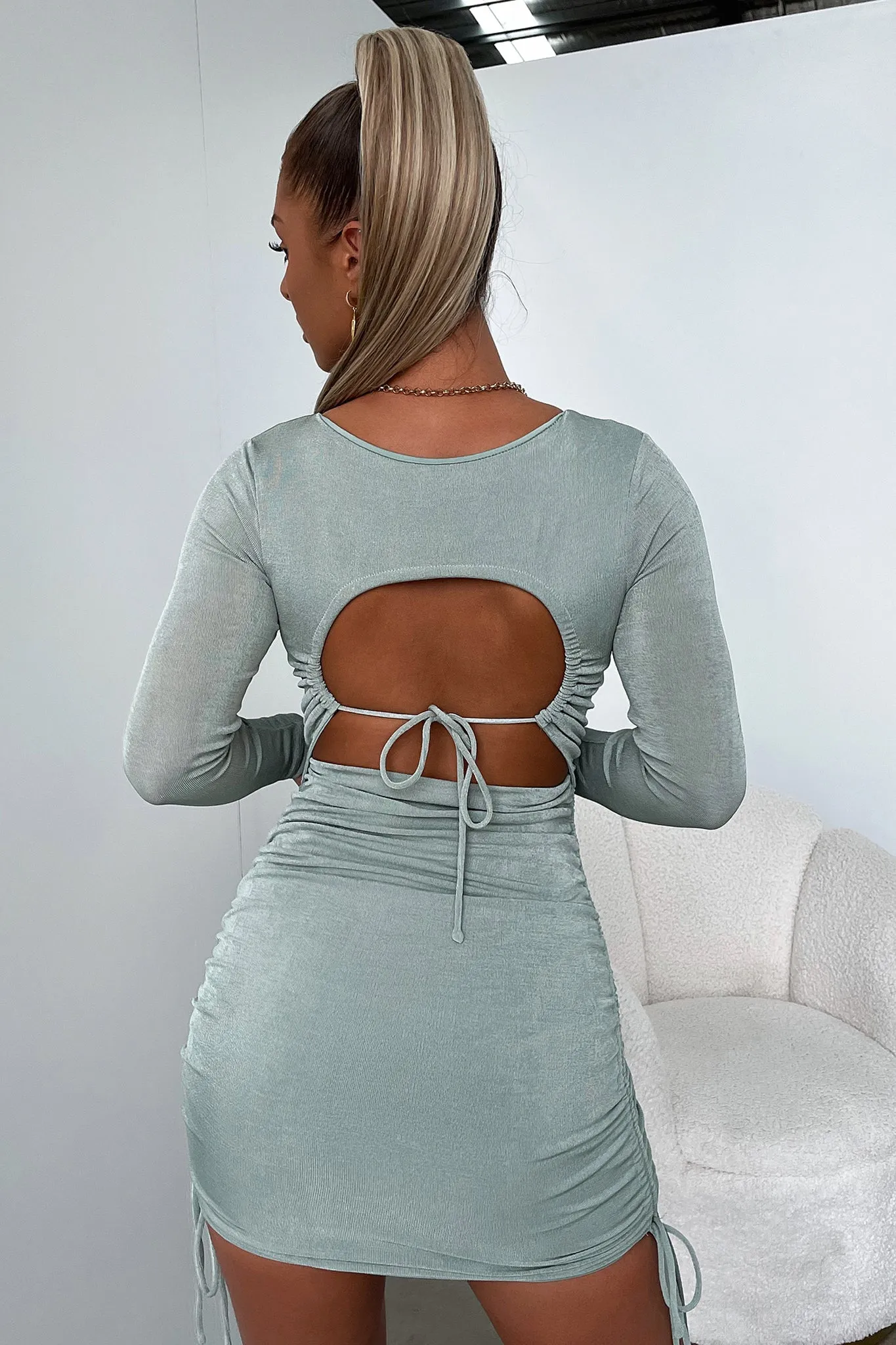 Kashvi Dress - Sage