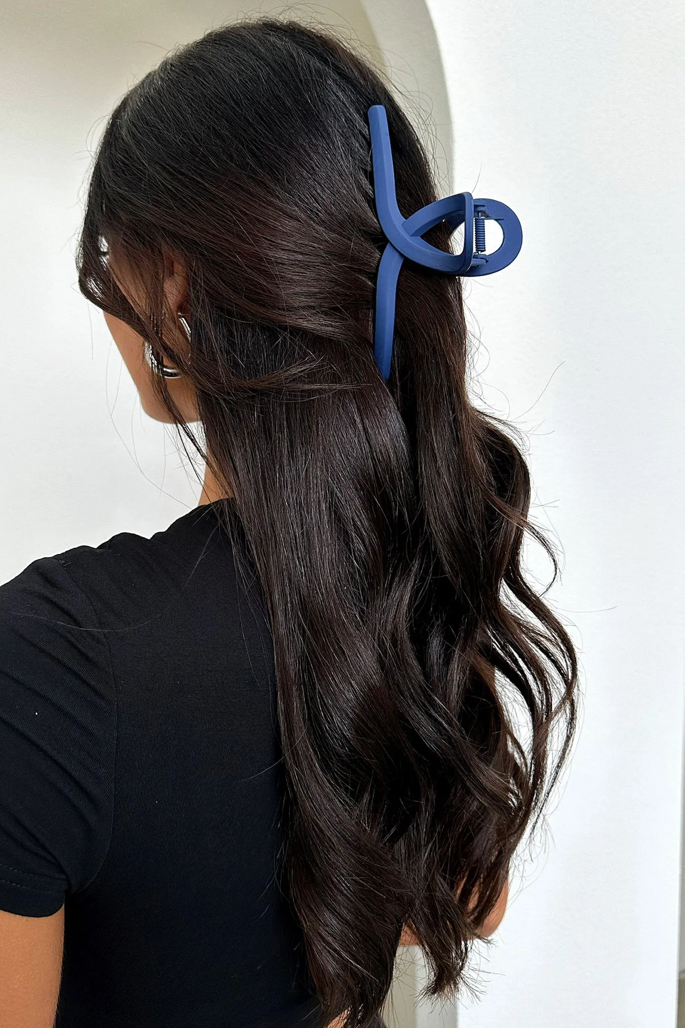Kayla Claw Clip - Blue