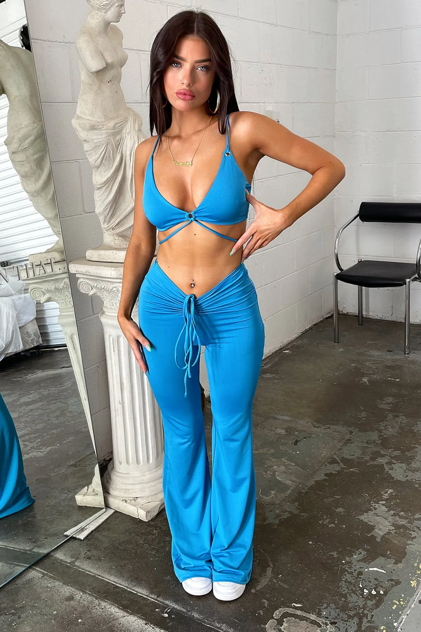 Lolita Crop - Blue