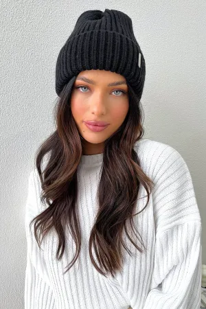 Luna Beanie - Black