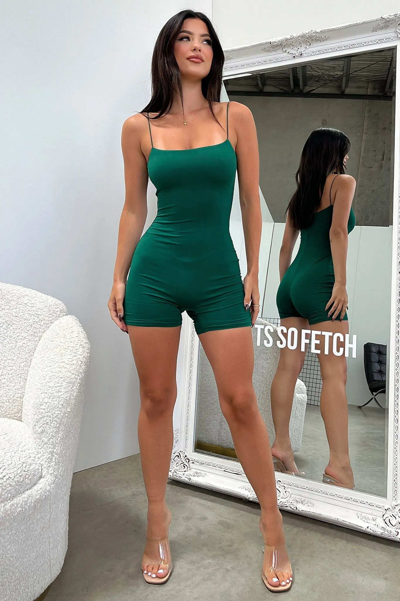 Mace Playsuit - Emerald