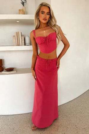 Nakia Maxi Skirt - Pink