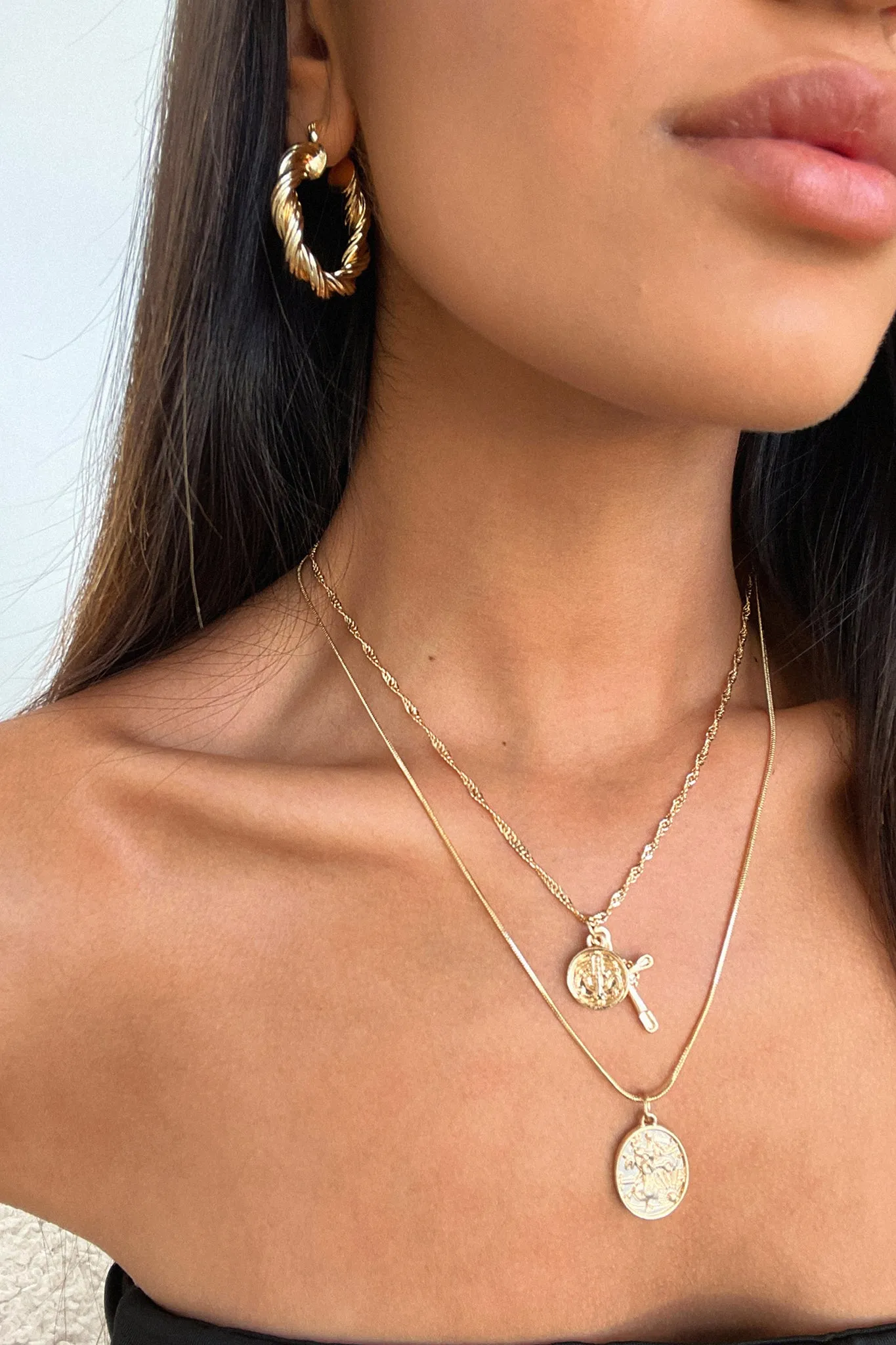 Rita Hoops - Gold