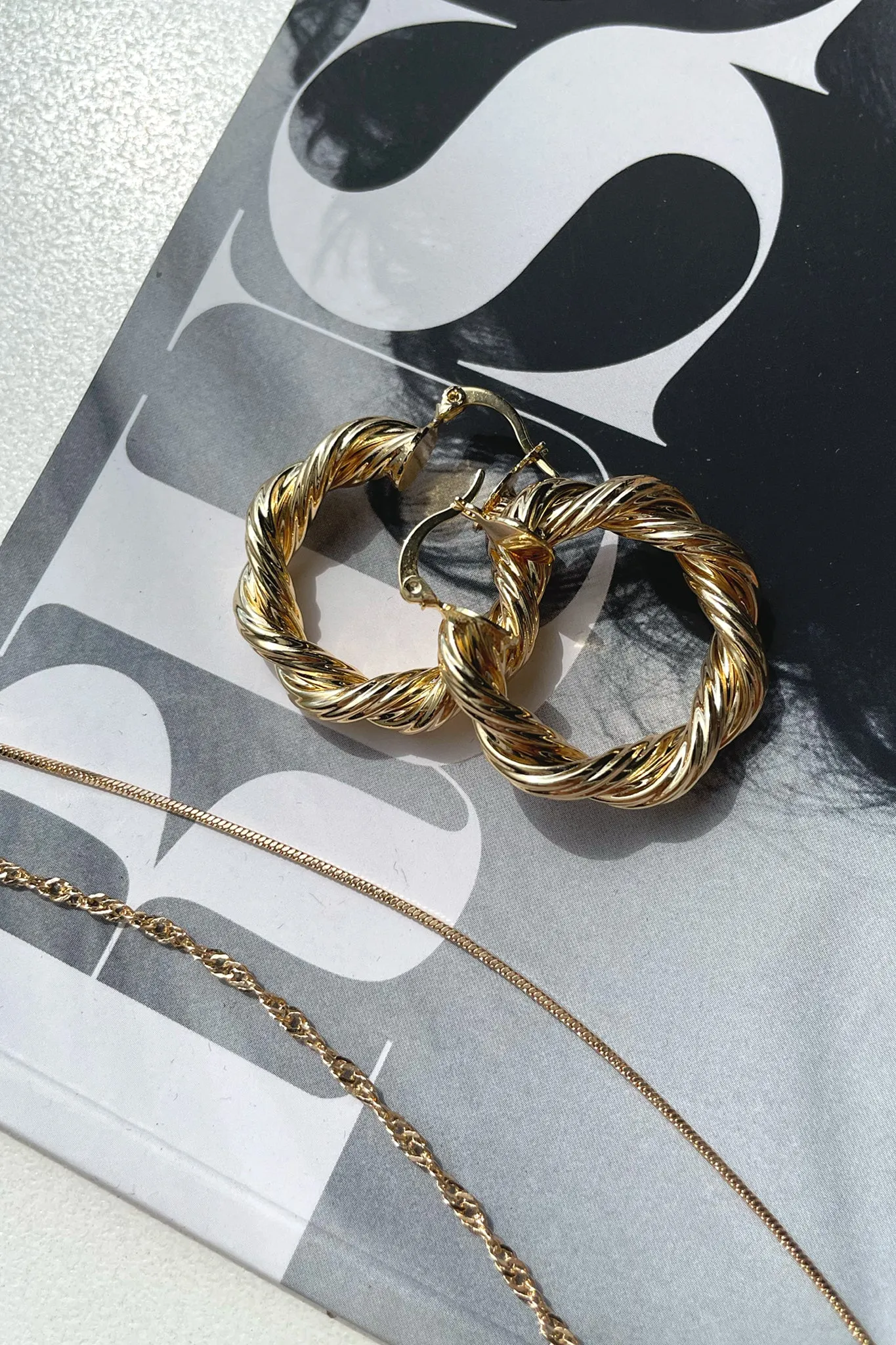 Rita Hoops - Gold