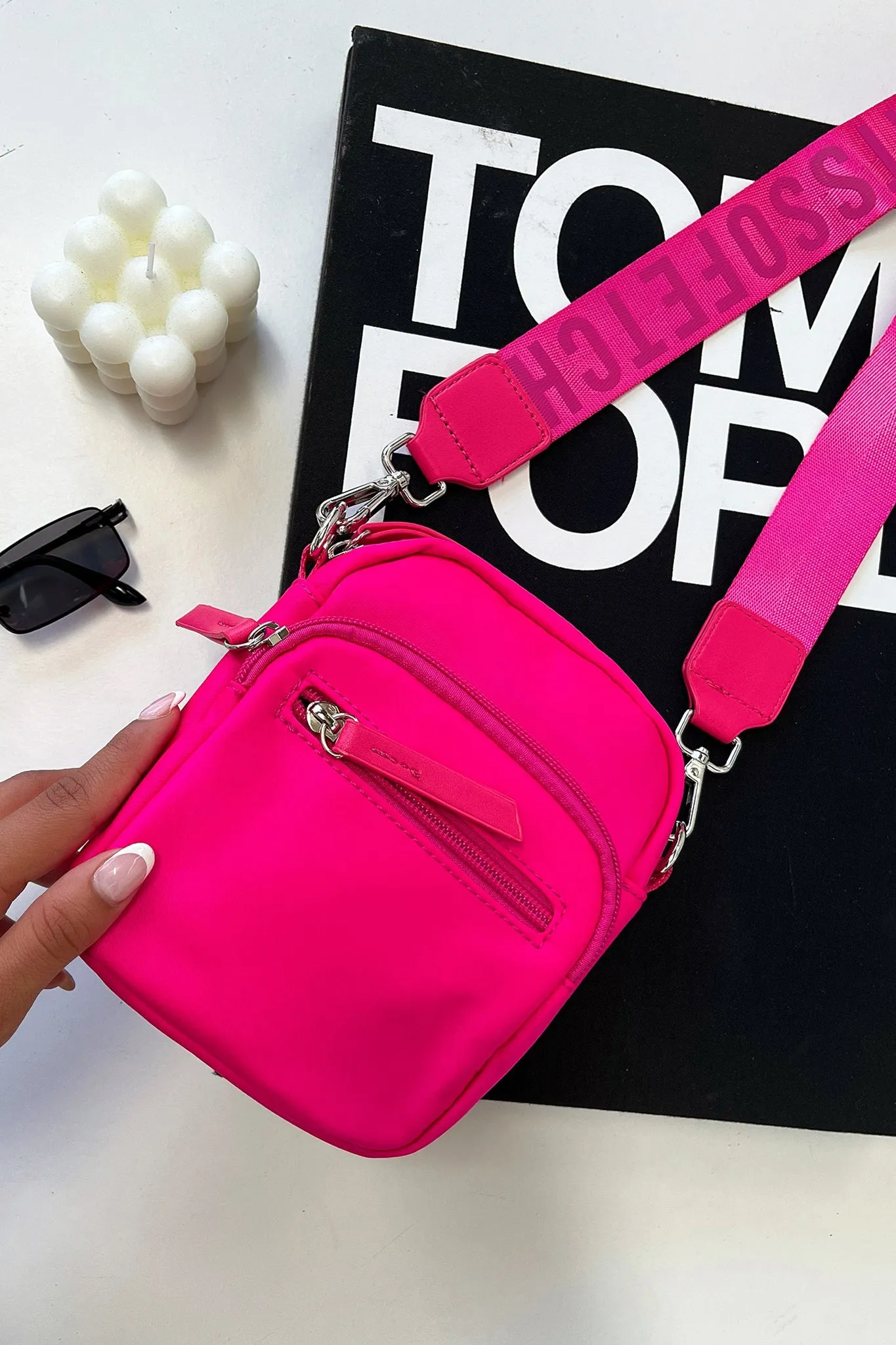 Rubab Crossbody Bag - Hot Pink